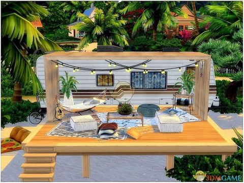 模拟人生4如何露营